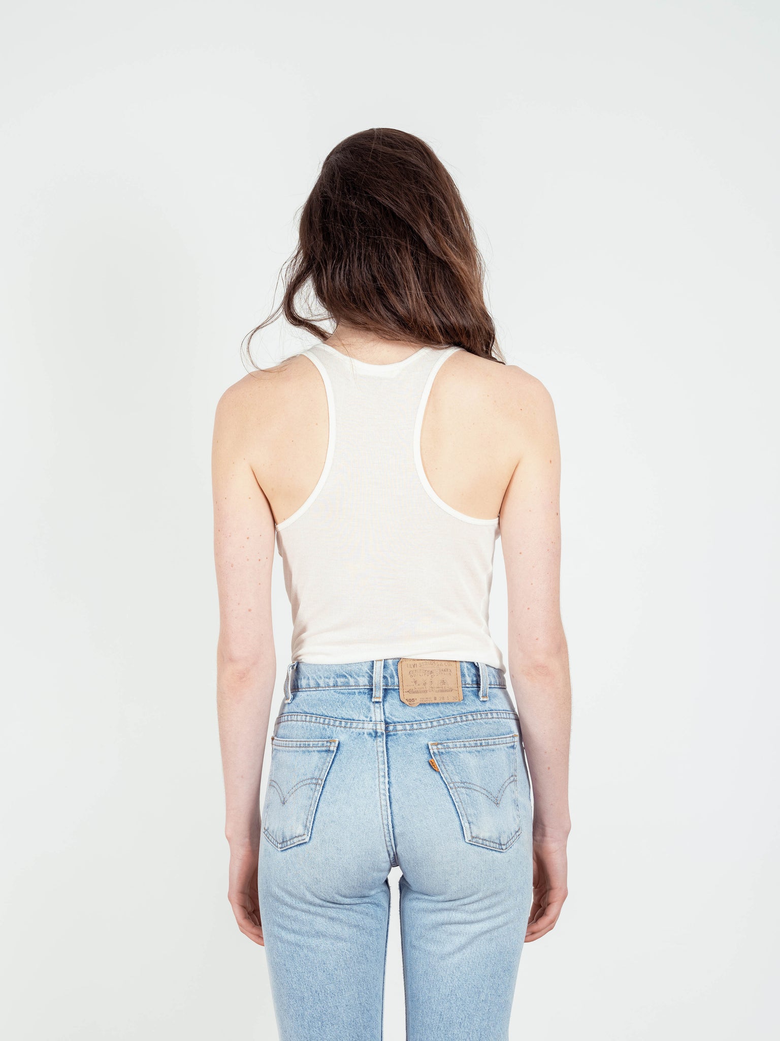 MAEVE TANK TOP OFF WHITE