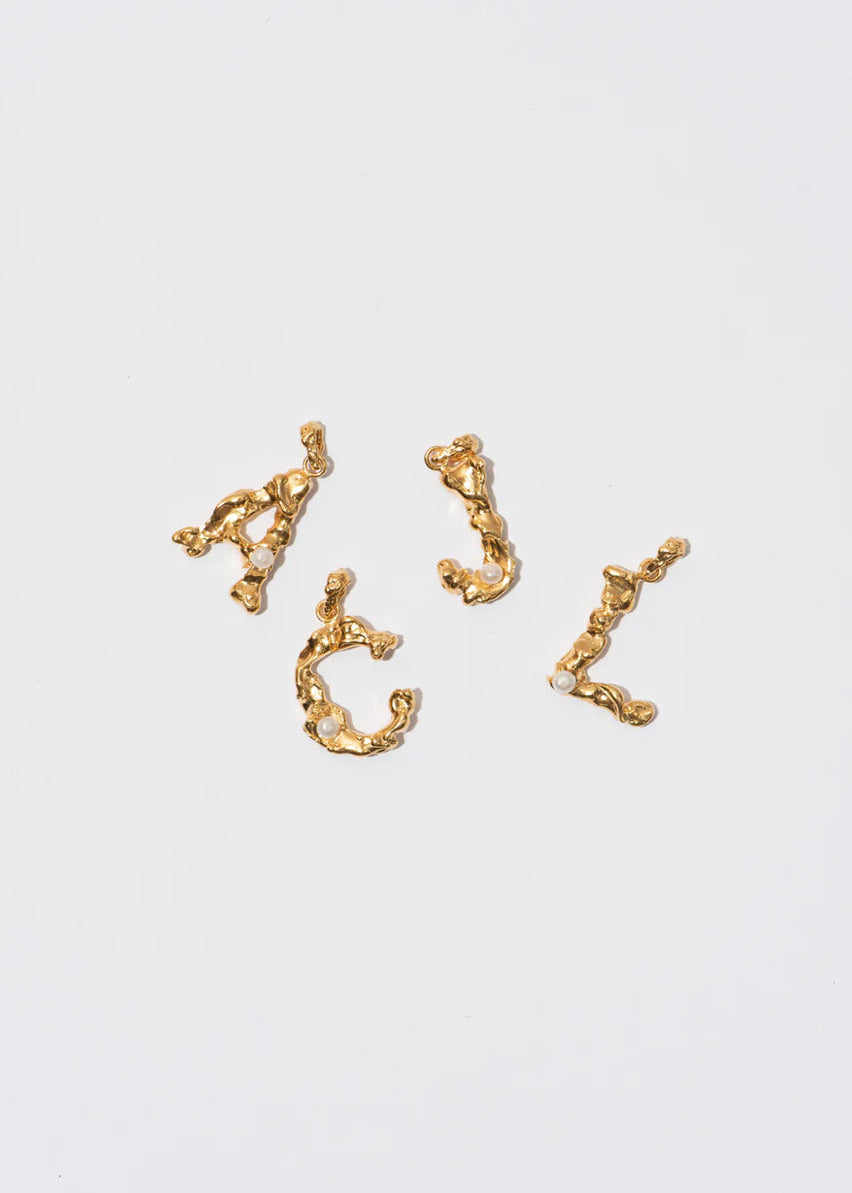 The Pearl Letter Pendant
