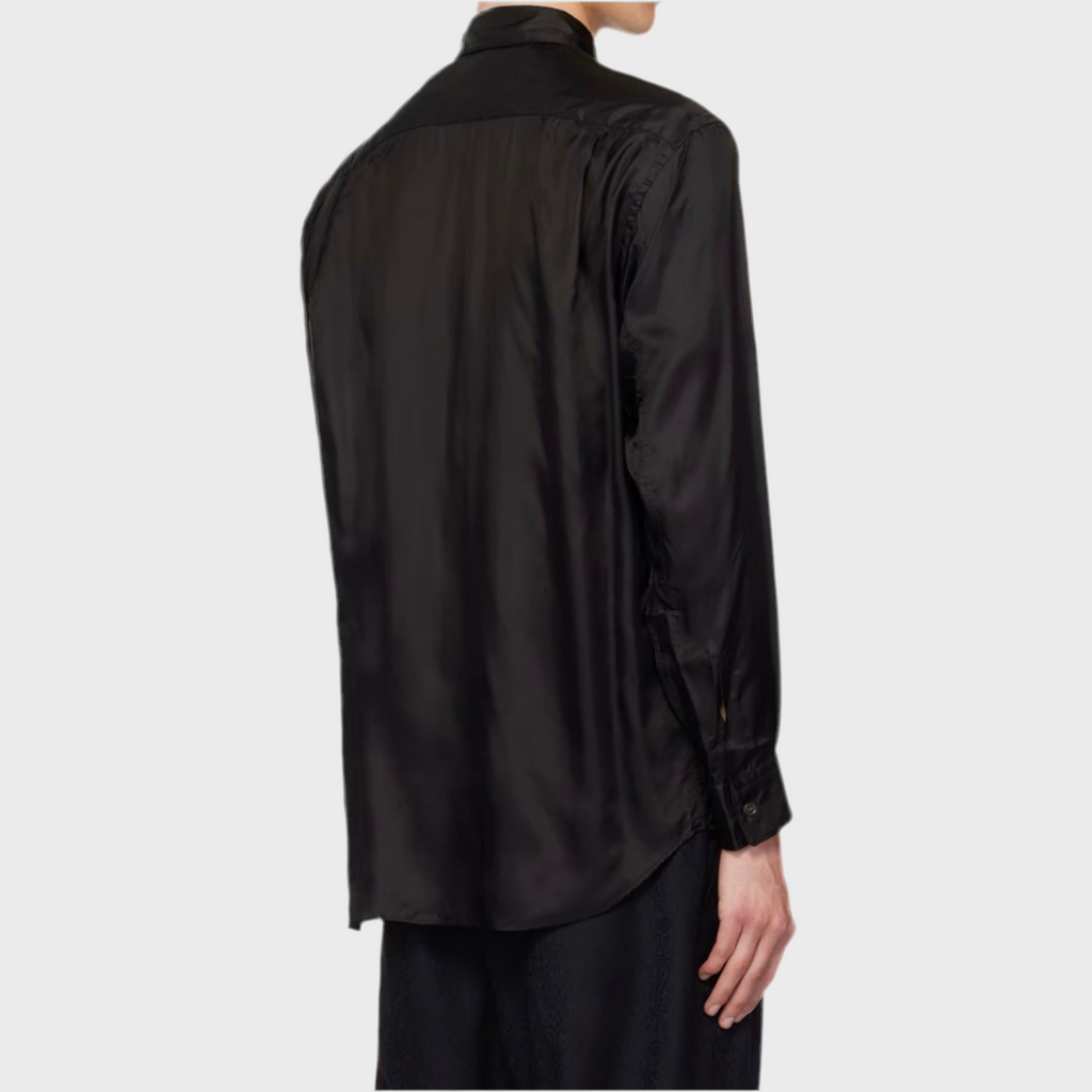 BLACK PATCH POCKET SHIRT
