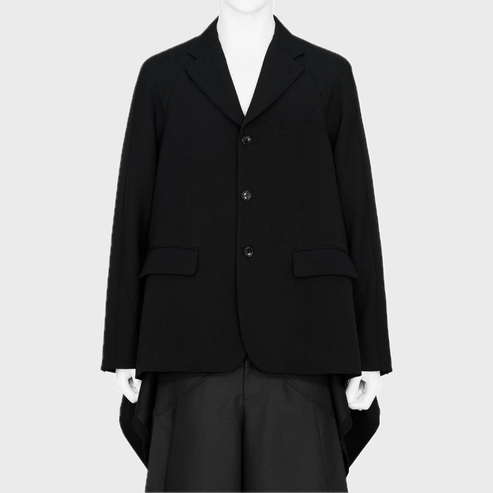 SIDE DRAPE BLAZER