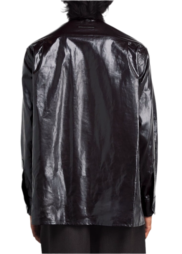 BROWN COATED SHIRT