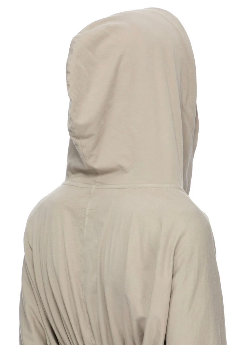 CROPPED HOODED TOP DS02F6218 MINERAL