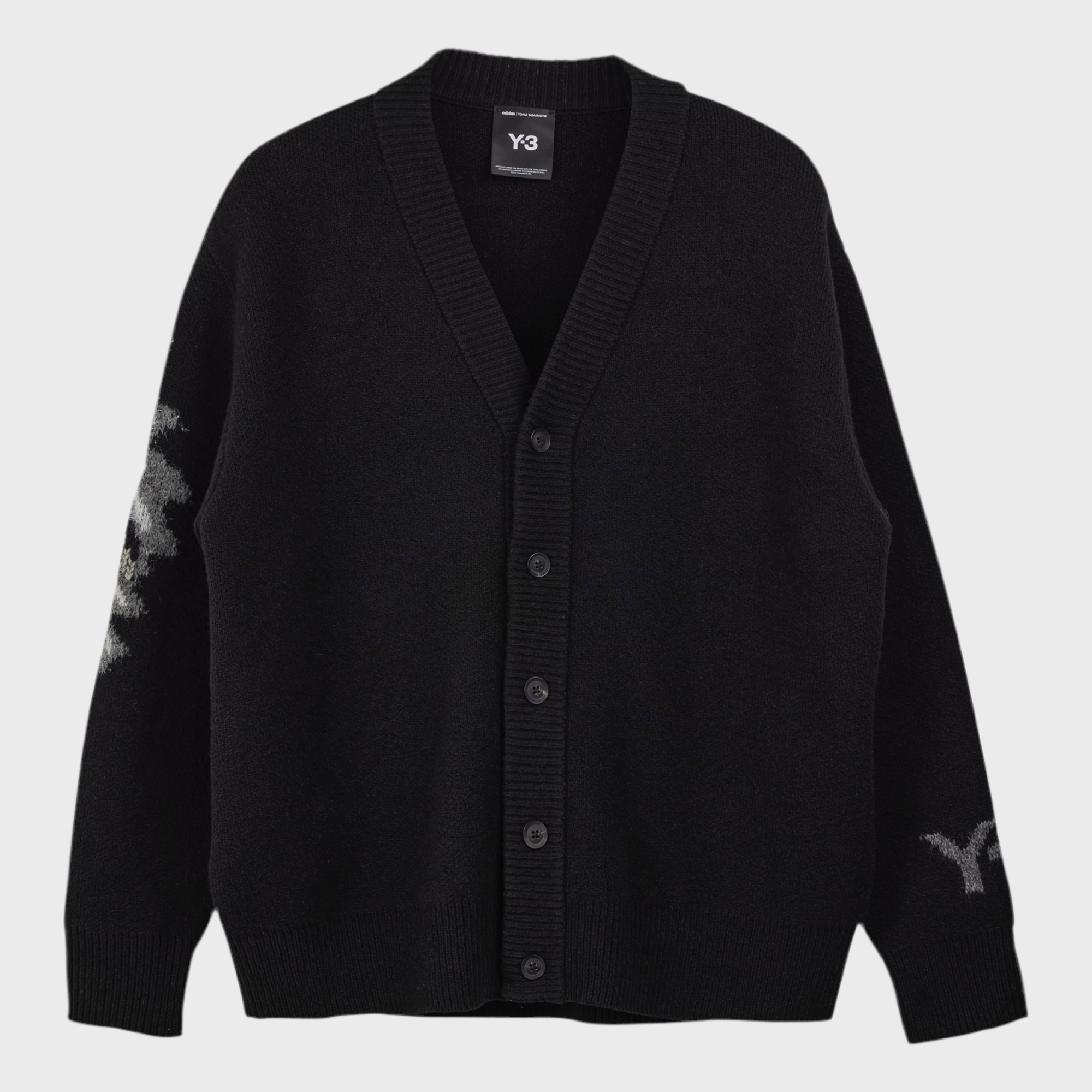 GFX KNIT CARDIG BLACK