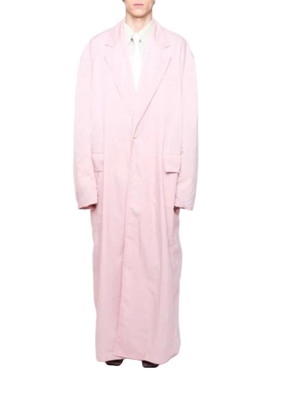 PINK NYLON TRANSLUCENT COAT