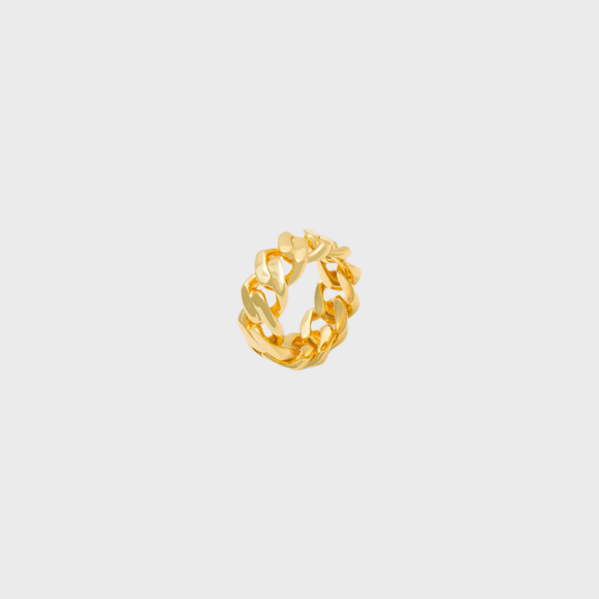 GOLD CUBAN RING