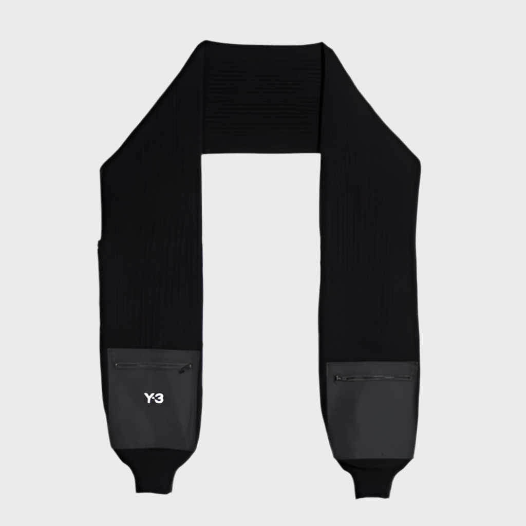 Y-3 NY SCARF WITH POCKET BLACK