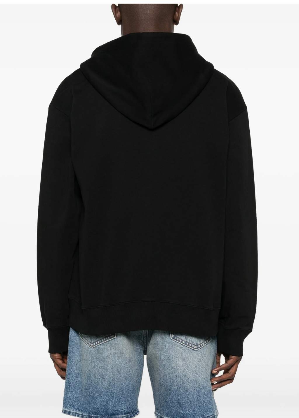 HOODED VEST WITH LABELS