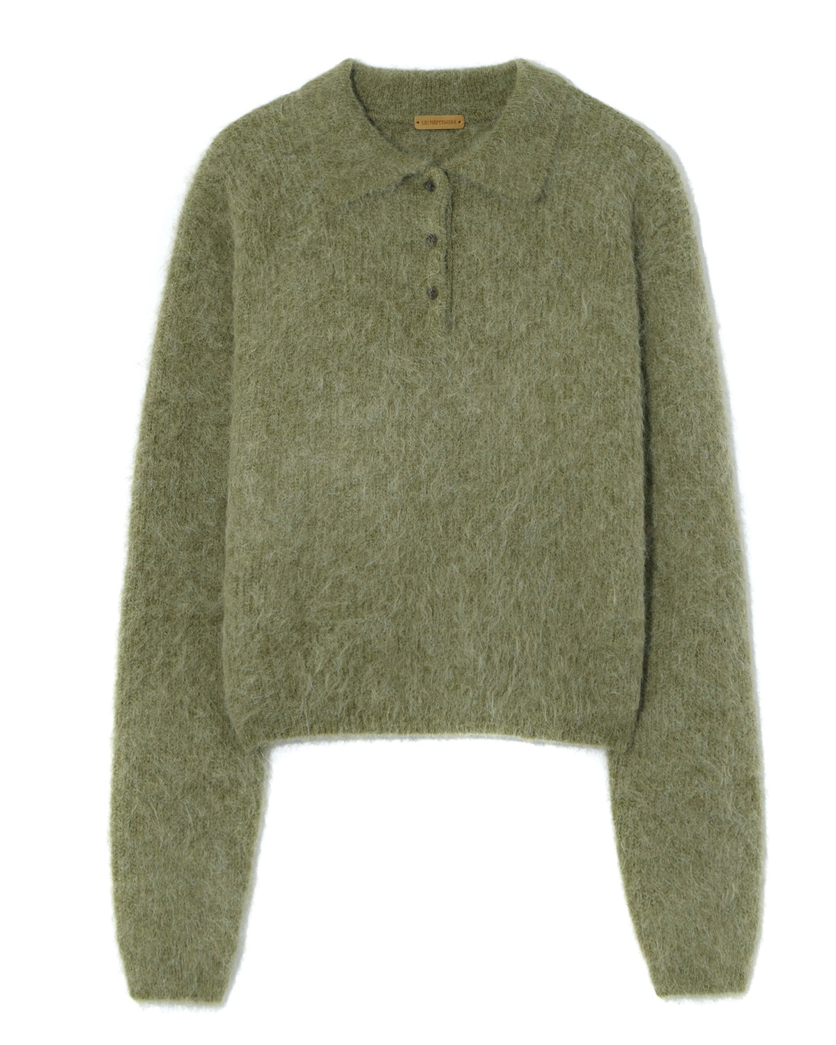 LE17SEPTEMBRE textured alpaca collar knit pullover