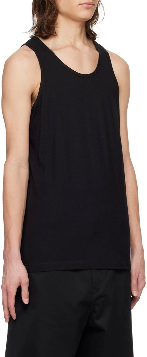 Black Scoop Neck Tank Top