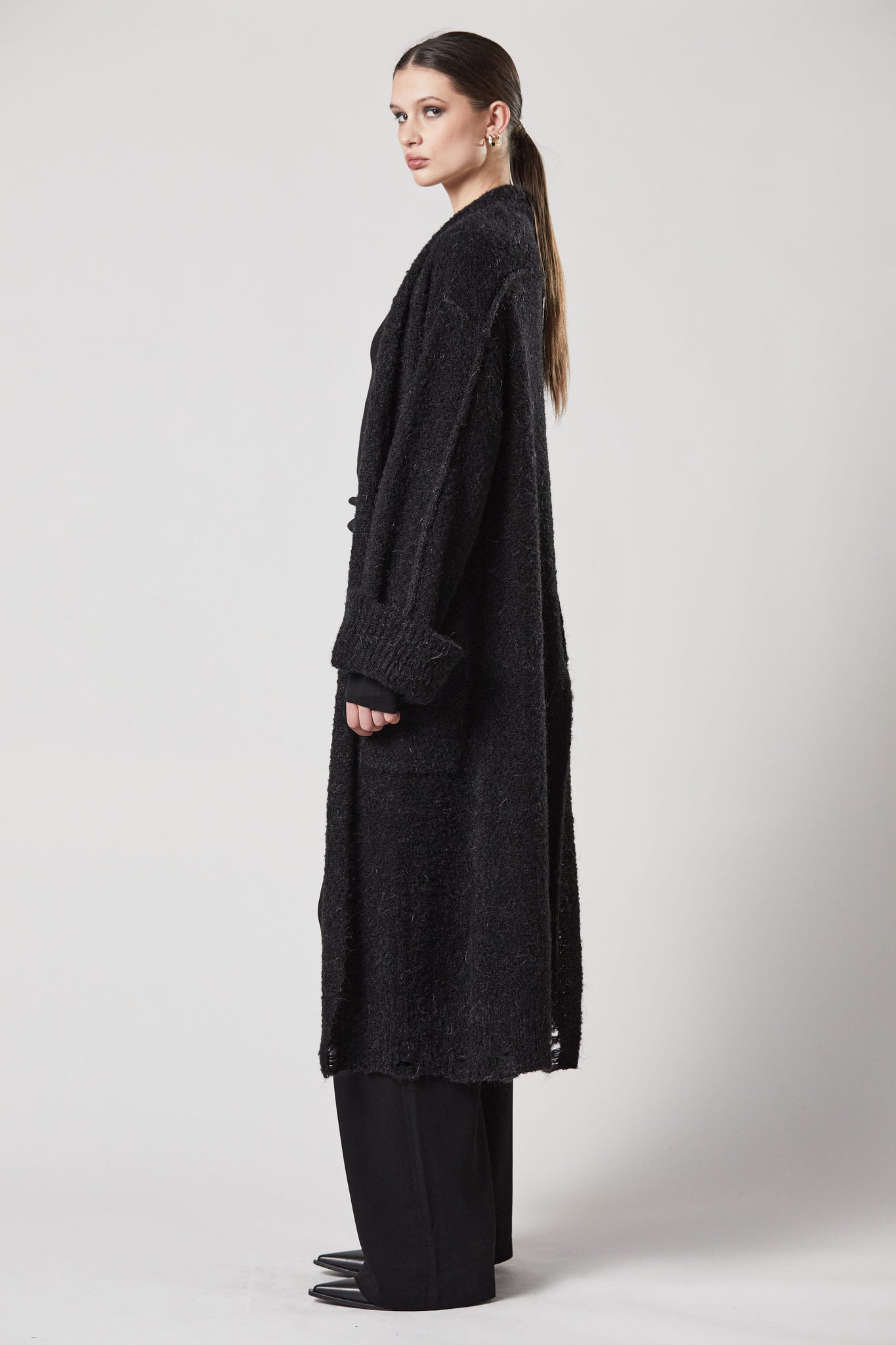 OVERSIZED LONG CARDIGAN