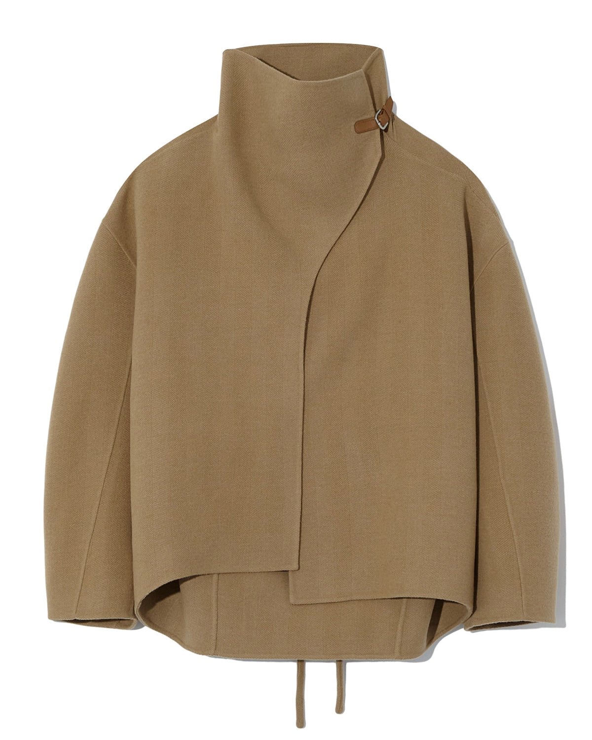 LE17SEPTEMBRE cowl neck handmade half coat