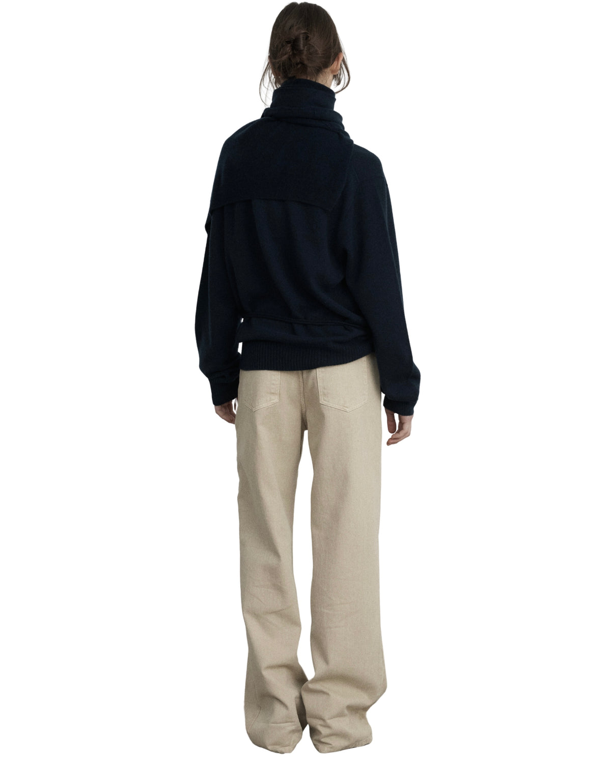 LE17SEPTEMBRE pure cashmere knit muffler