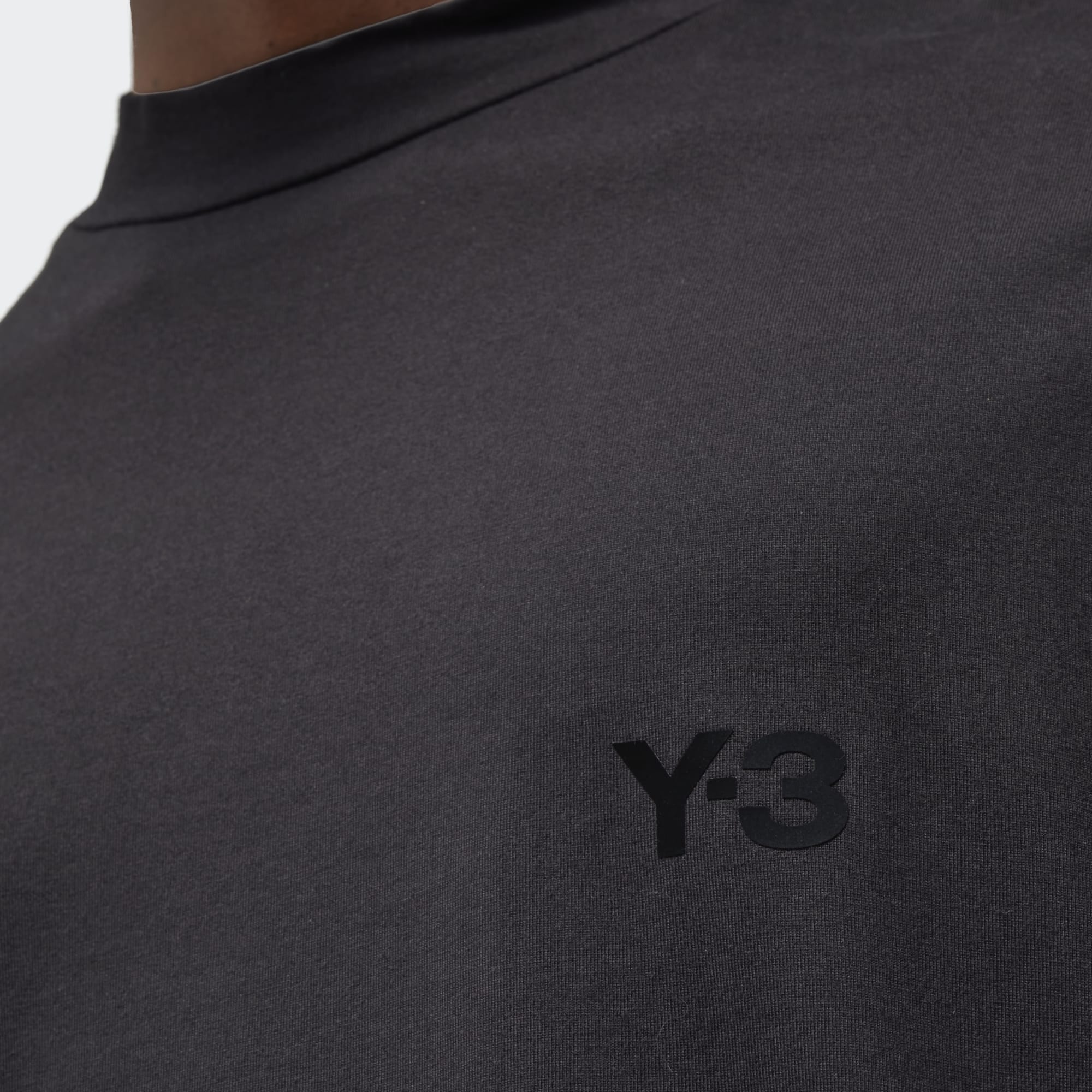 Y-3 MOCK NECK TEE