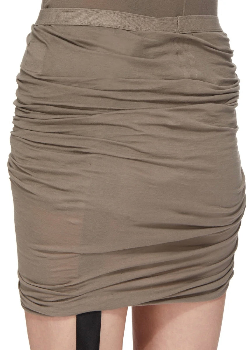 RICK OWENS DRKSHDW soft edfu mini skirt