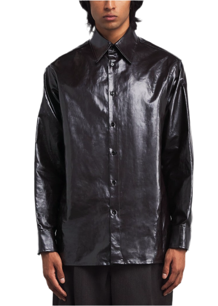 BROWN COATED SHIRT