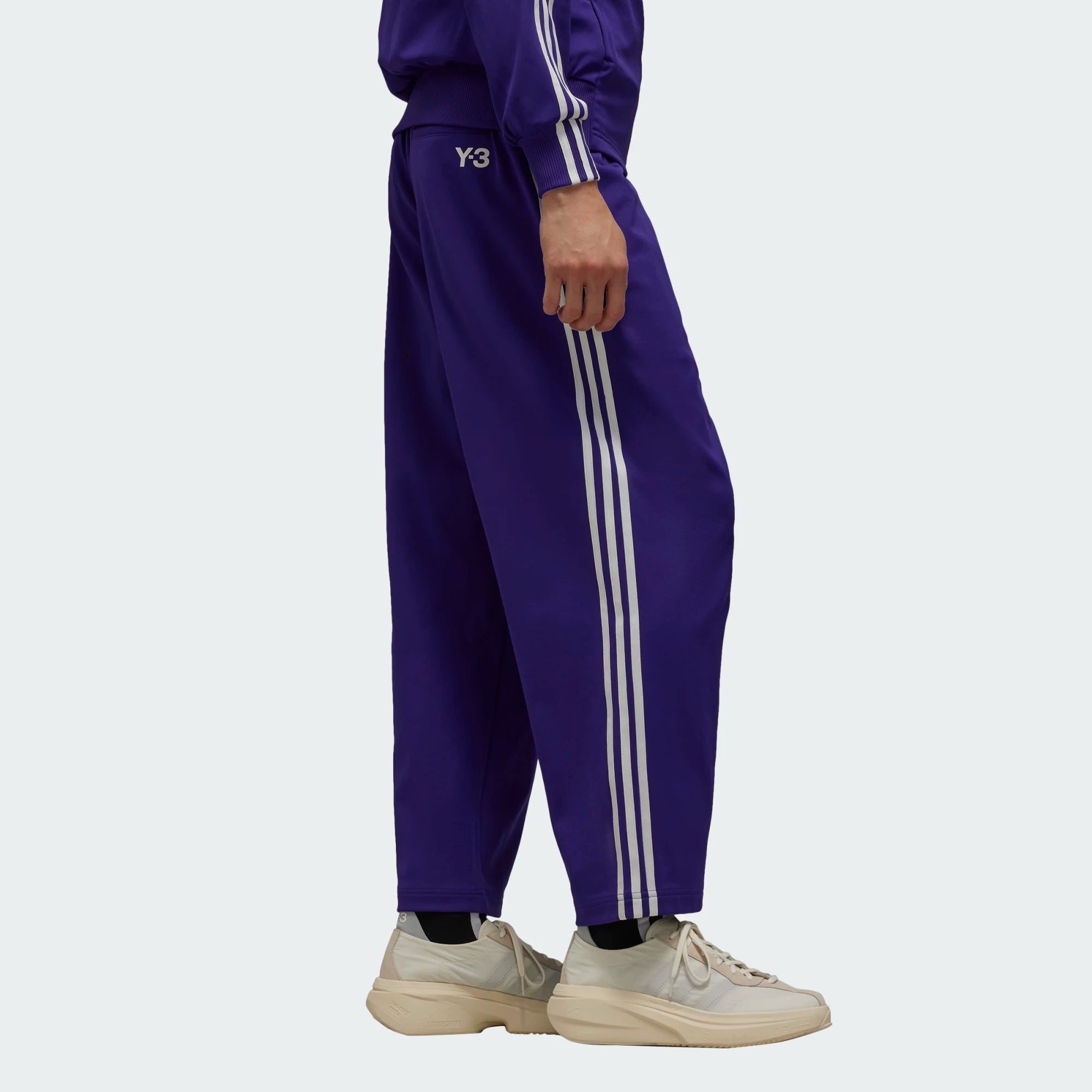 Y-3 3 STRIPE PANTS PURPLE