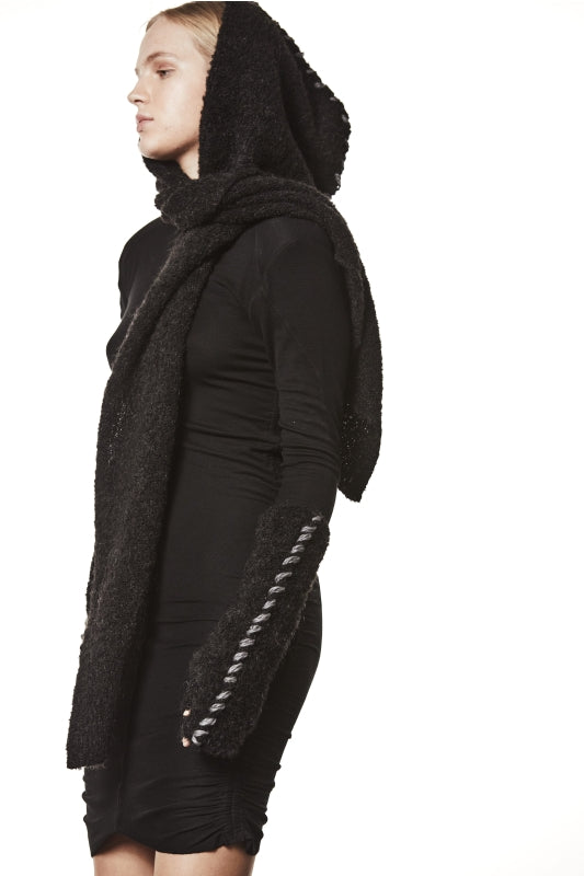 Thom Krom Hooded Scarf
