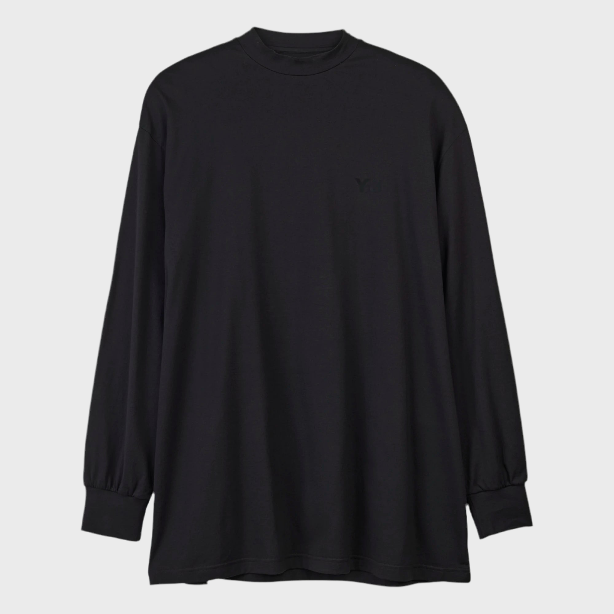 Y-3 MOCK NECK TEE