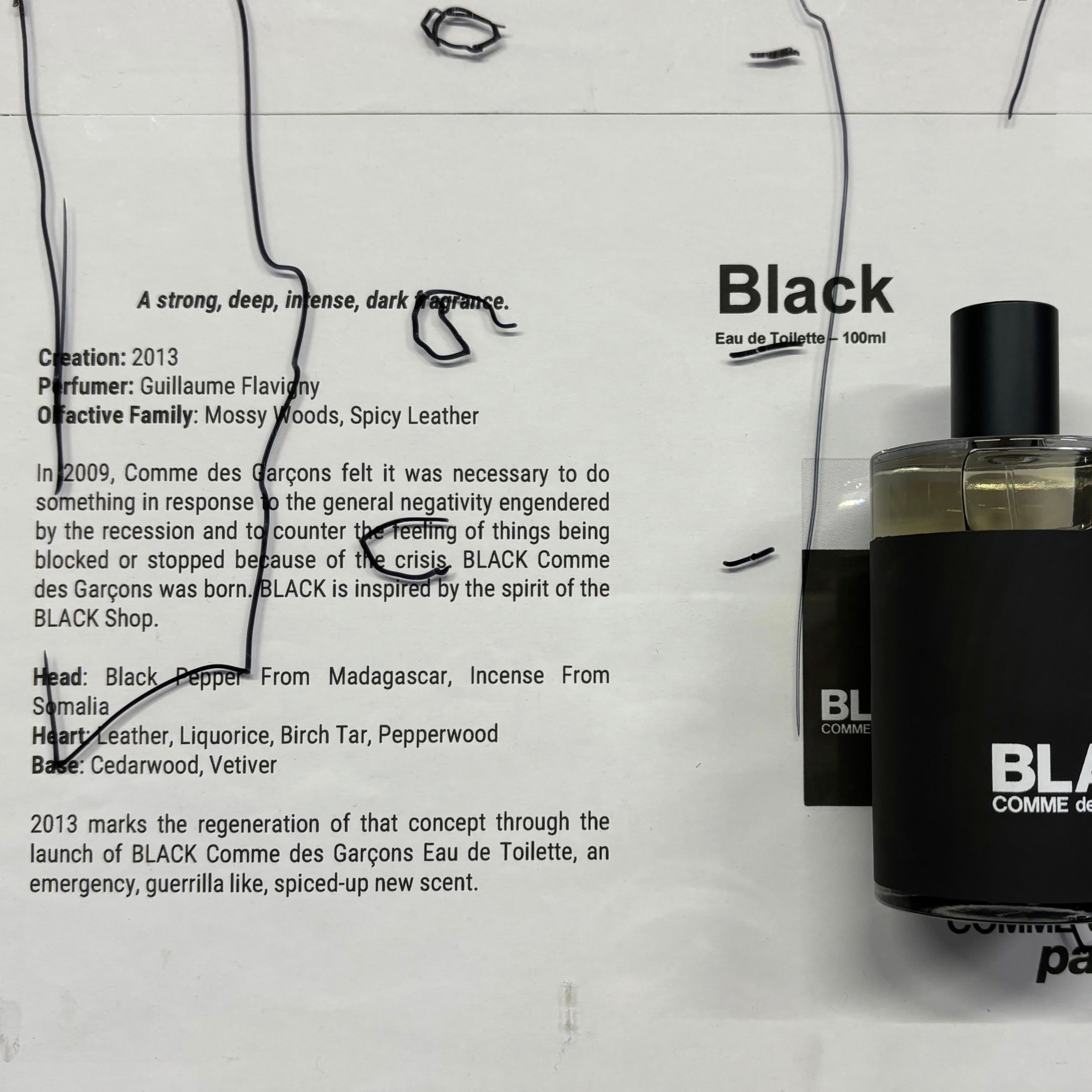 CDG BLACK parfum