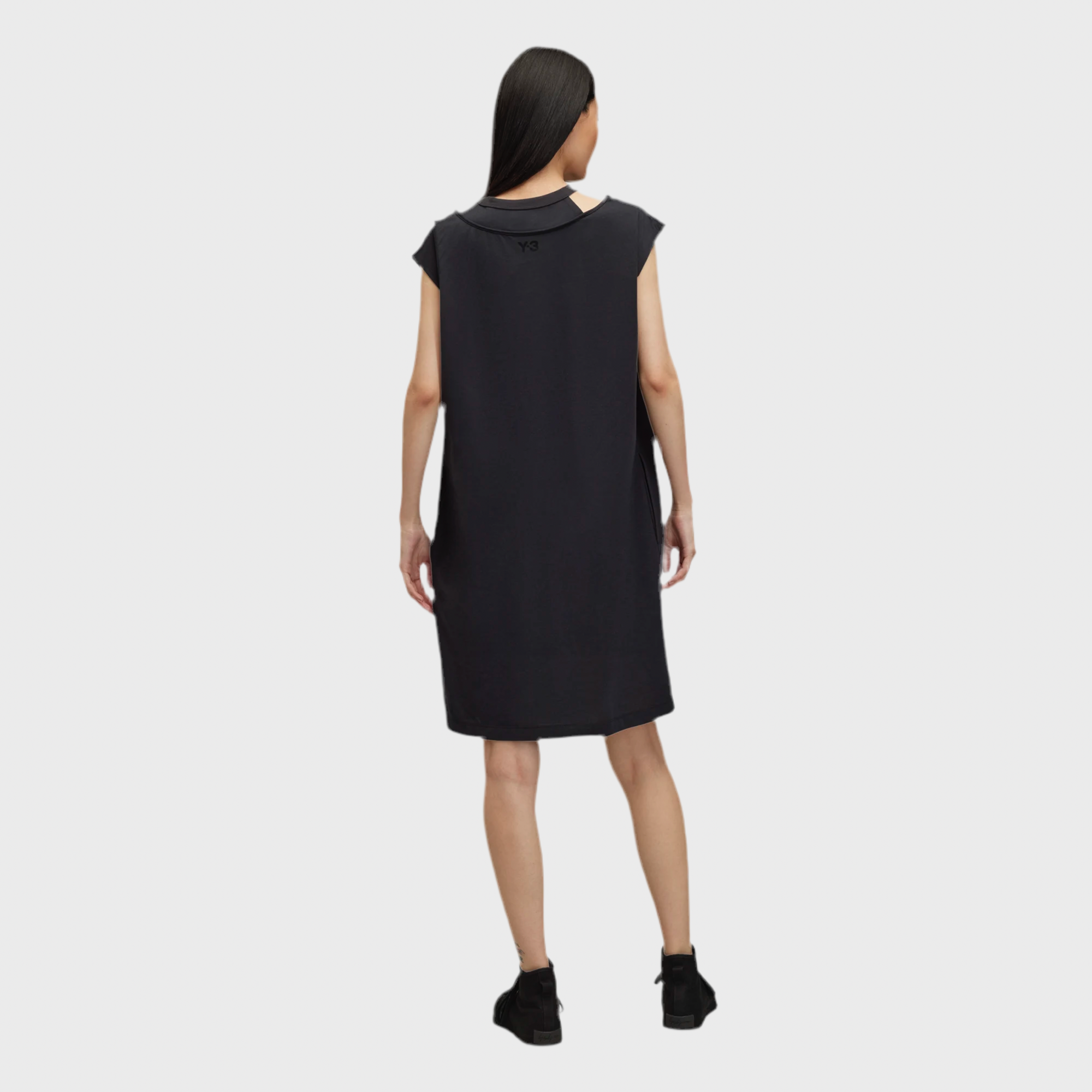 W TEE DRESS BLACK