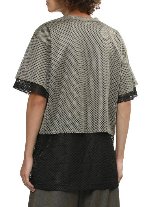 LAYERED MESH T-SHIRT