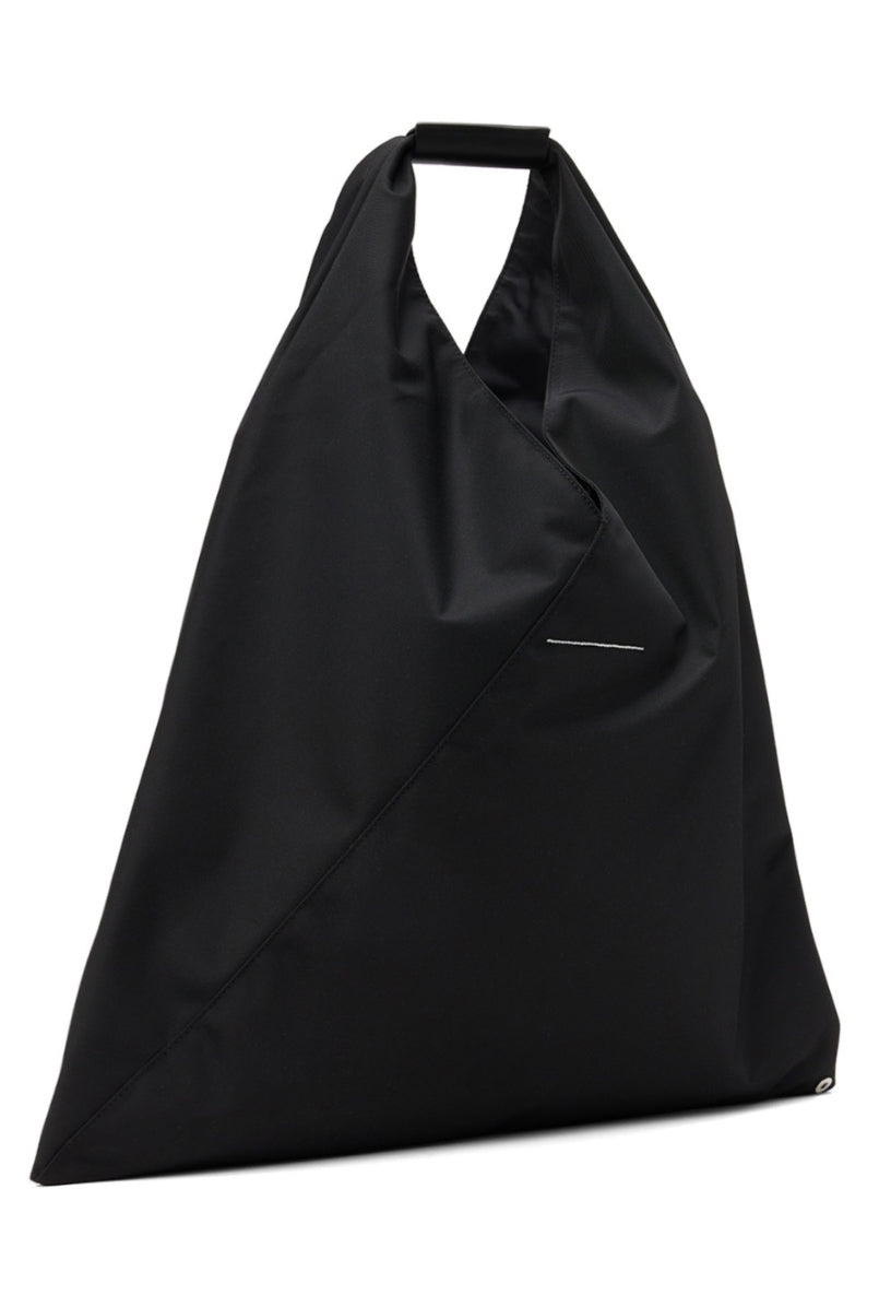 BLACK MEDIUM CARGO CLASSIC TRIANGLE TOTE