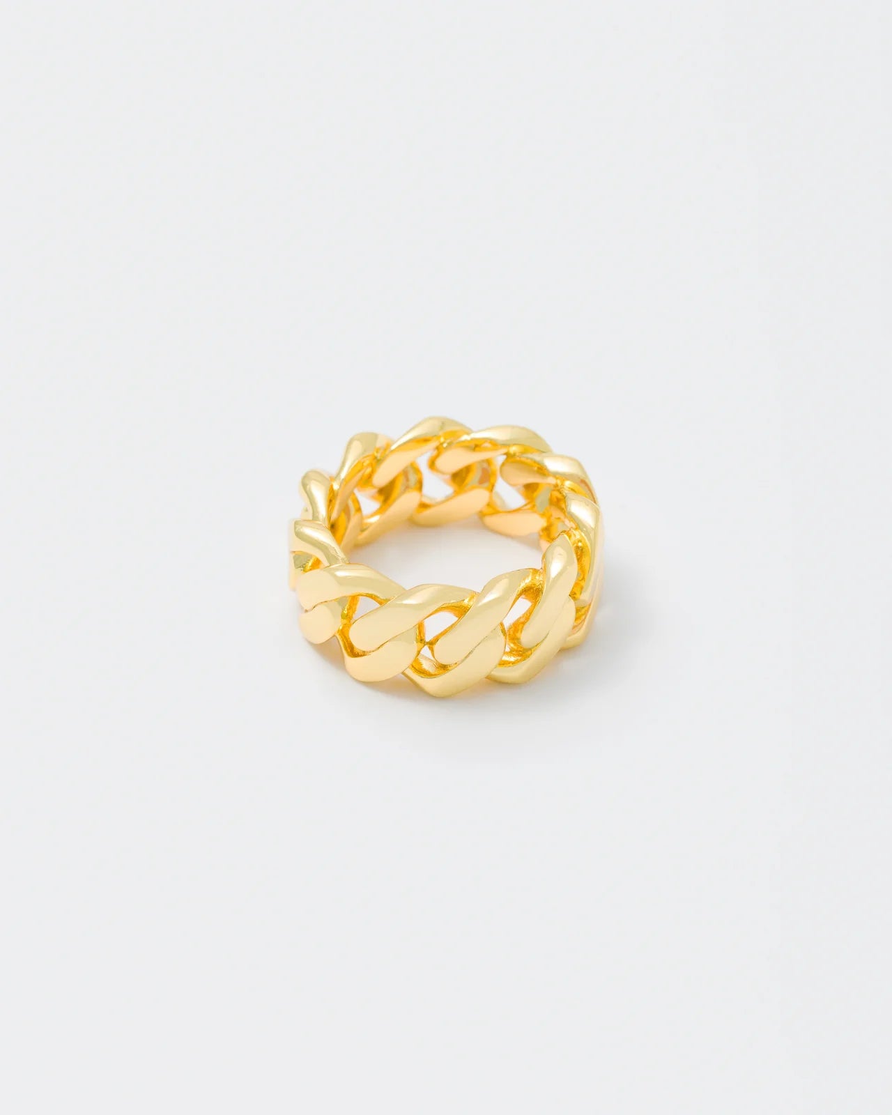 GOLD CUBAN RING