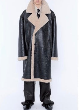 BLACK SHIERLING COAT