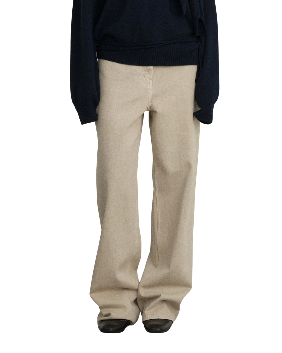 LE17SEPTEMBRE rigid straight denim pants