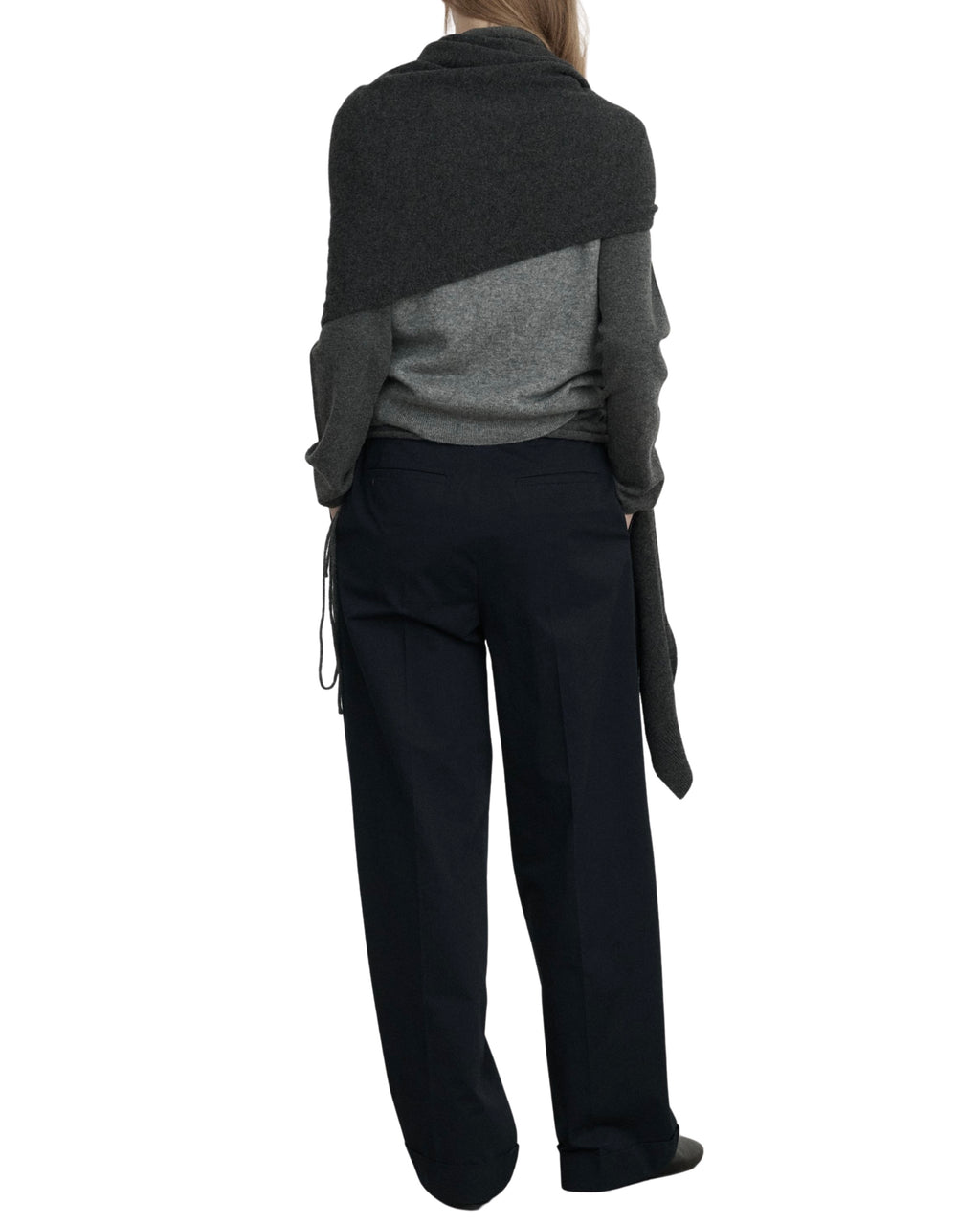 LE17SEPTEMBRE soft alpaca blend knit muffler