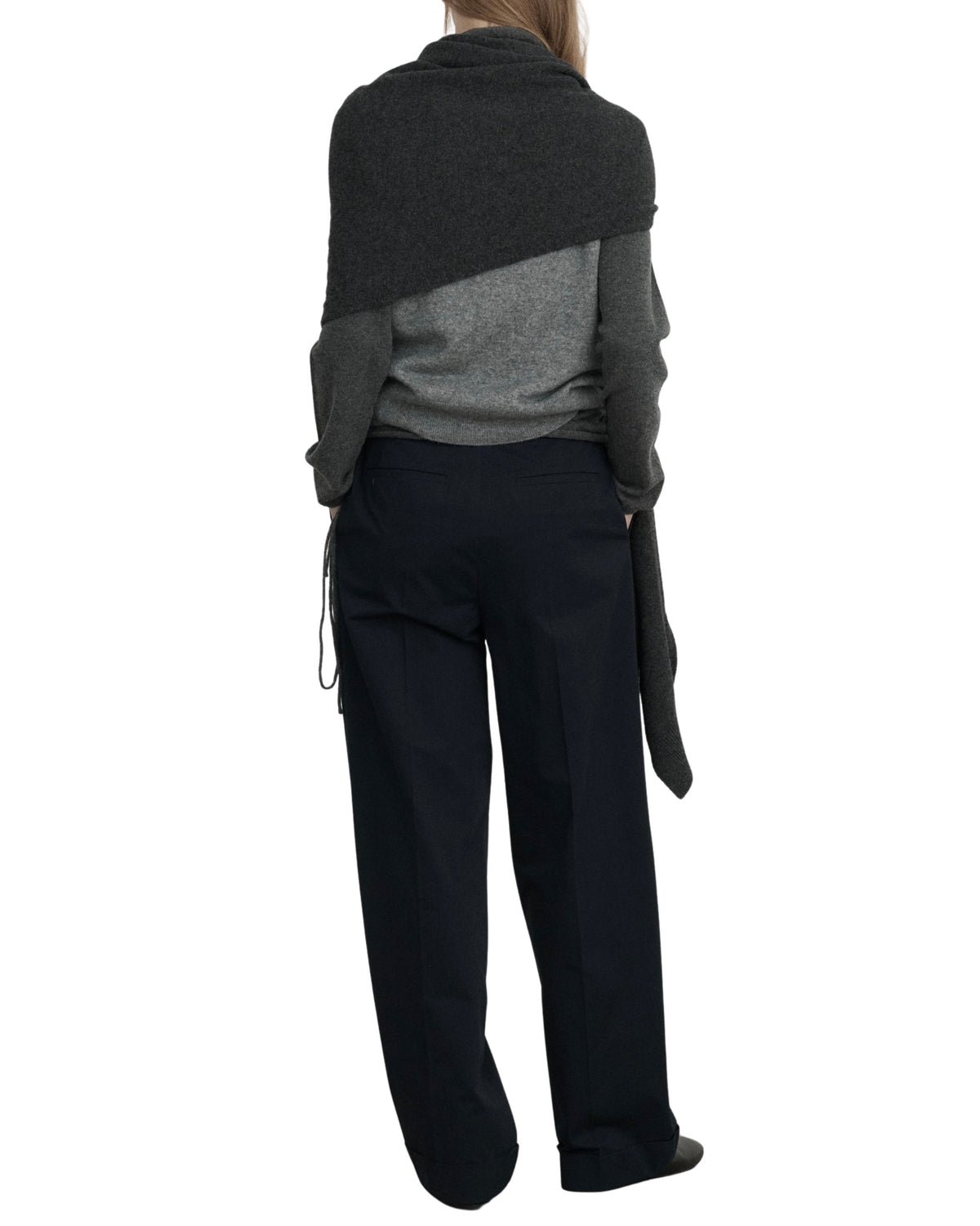LE17SEPTEMBRE soft alpaca blend knit muffler