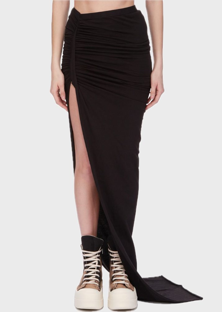 SOFT EDFU SKIRT LONG BLACK