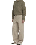 LE17SEPTEMBRE textured alpaca collar knit pullover
