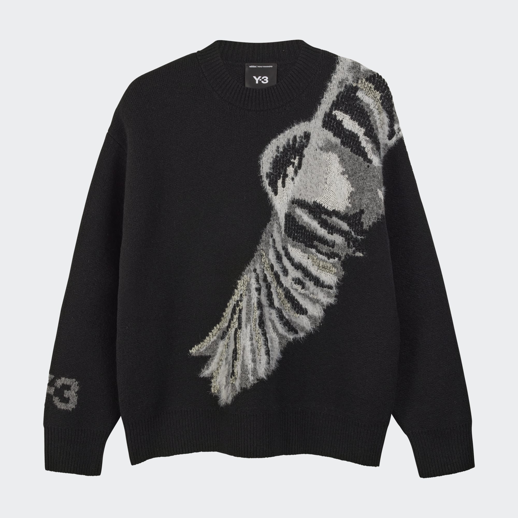 GFX KNIT CREW BLACK