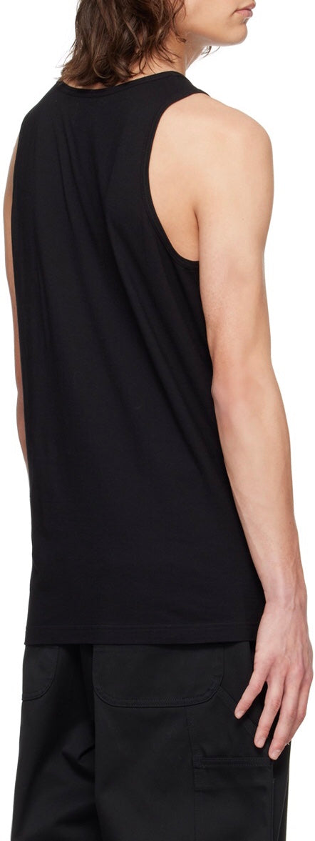 Black Scoop Neck Tank Top