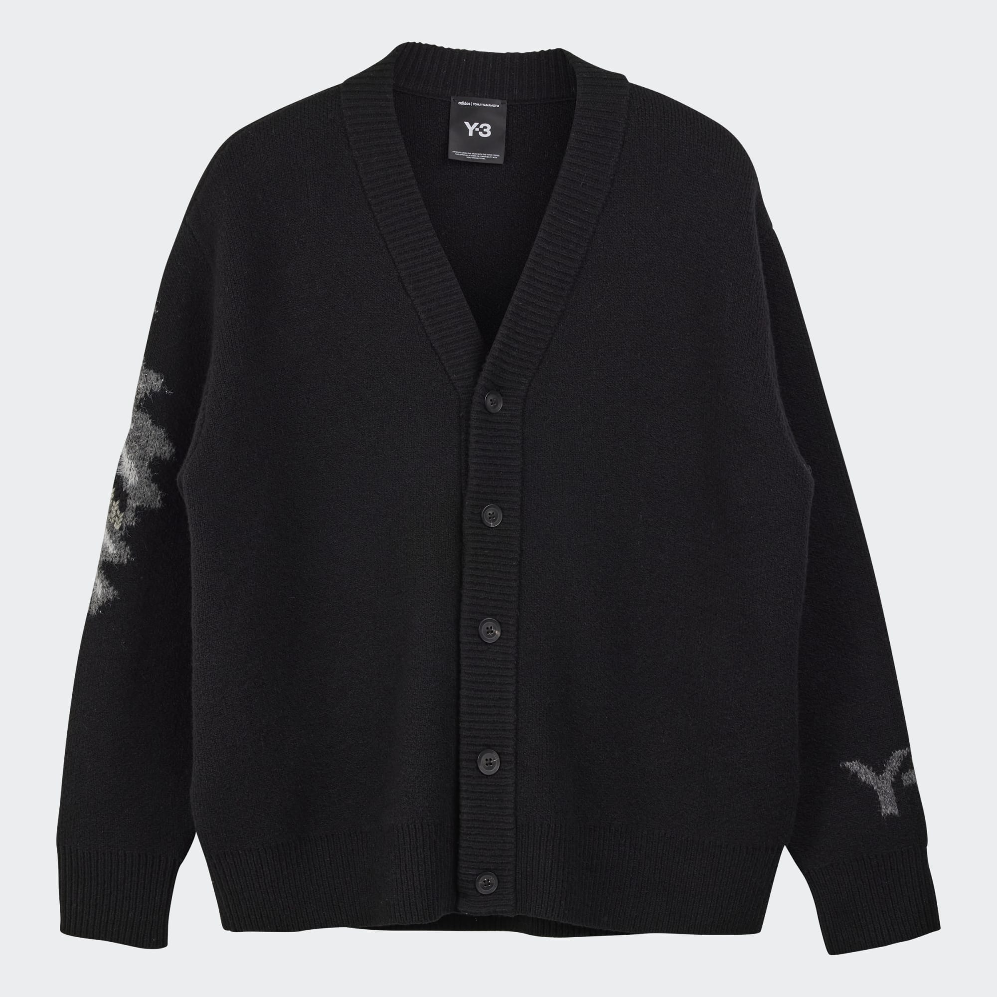 GFX KNIT CARDIG BLACK