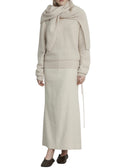 LE17SEPTEMBRE soft alpaca blend knit muffler