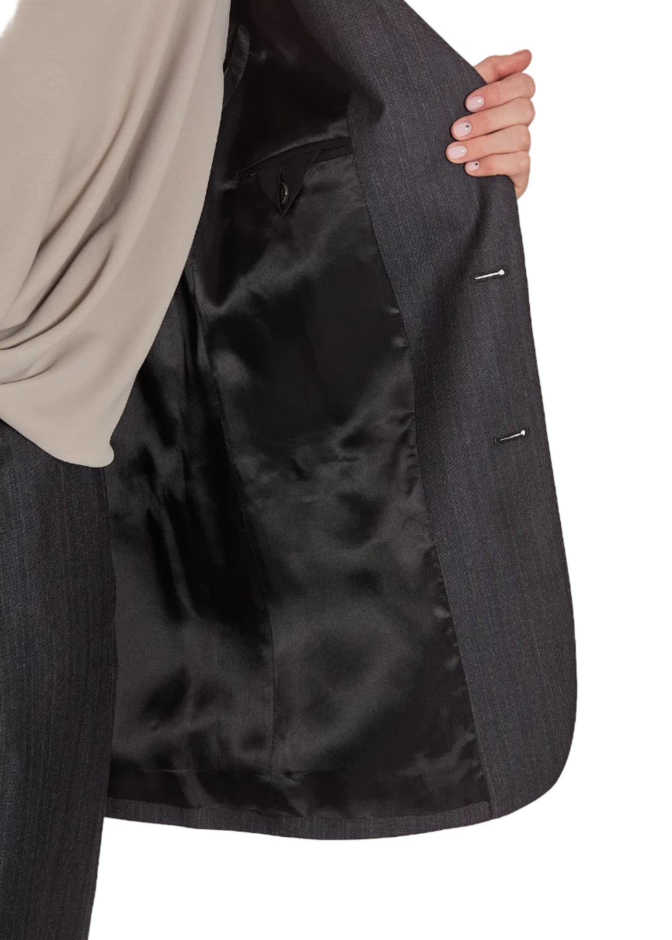 PINSTRIPE SUIT JACKET