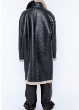 BLACK SHIERLING COAT