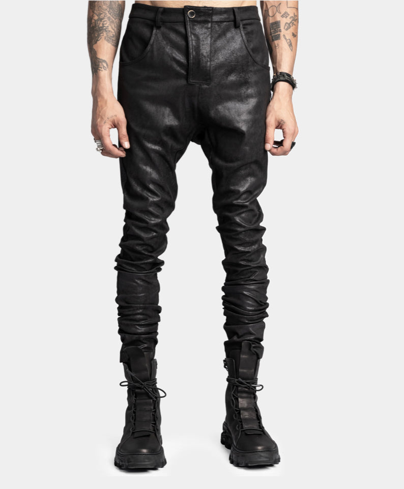 FAUX LEATHER PANTS