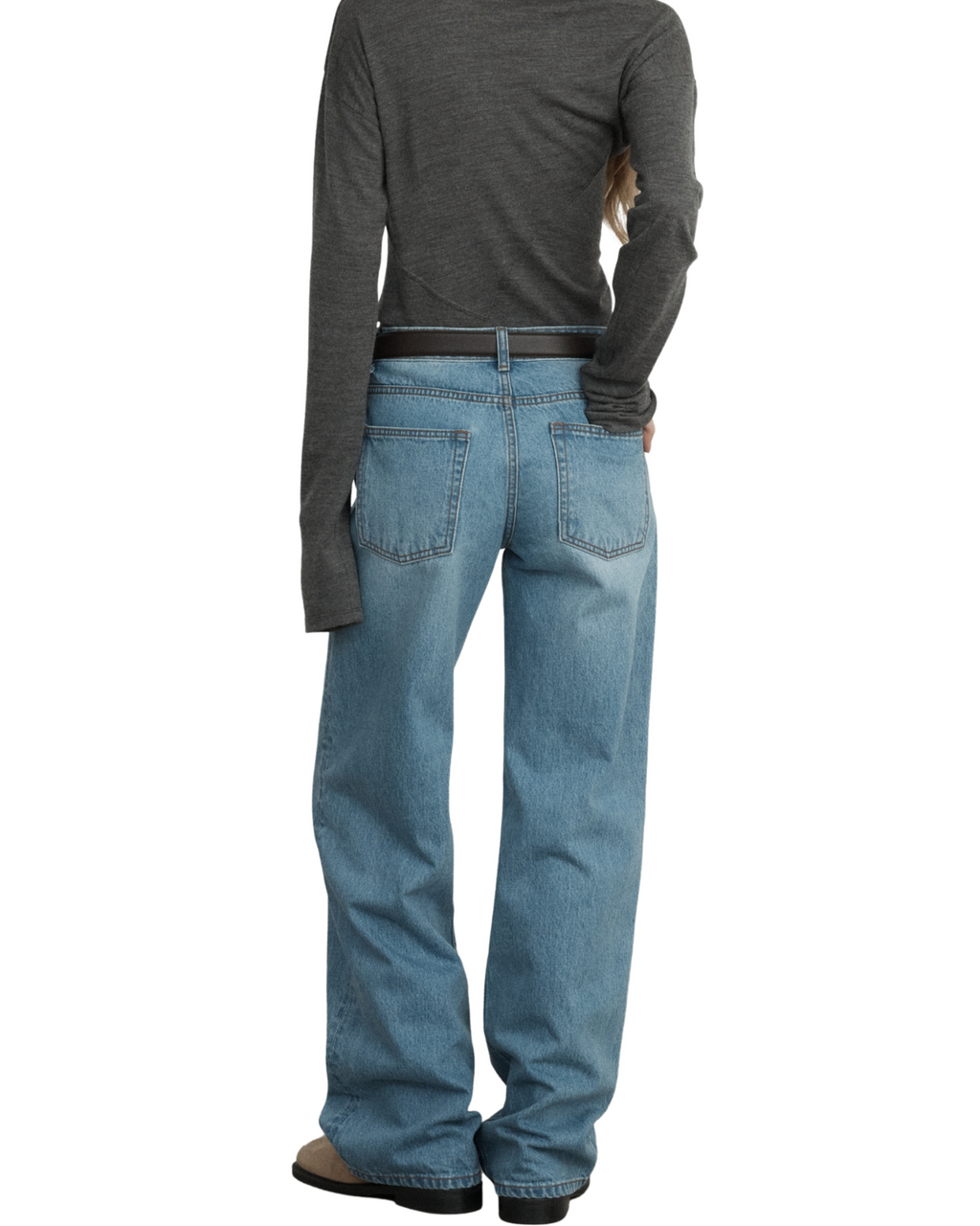 LE17SEPTEMBRE sorren low-rise denim pants