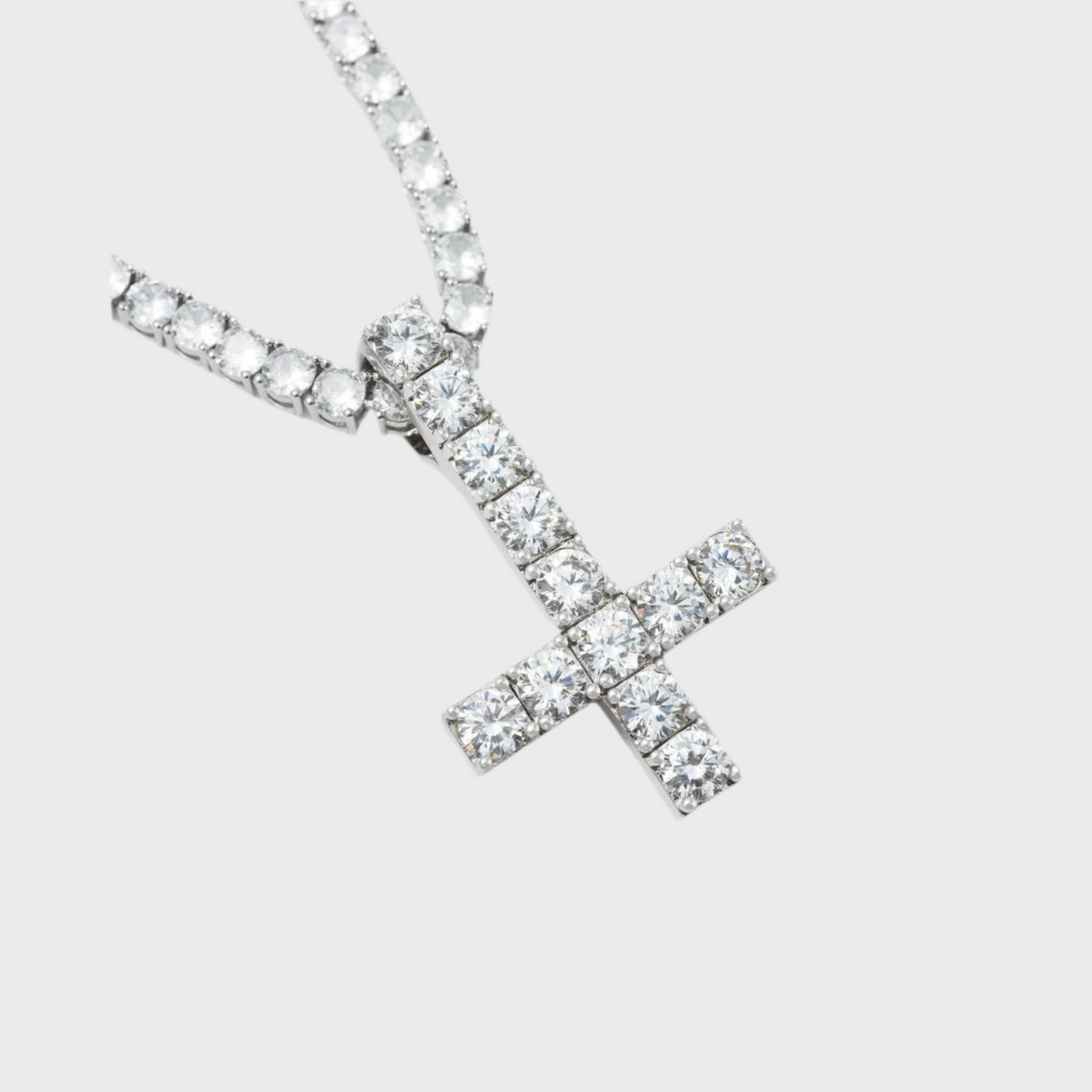 REVERSED CROSS NECKLACE