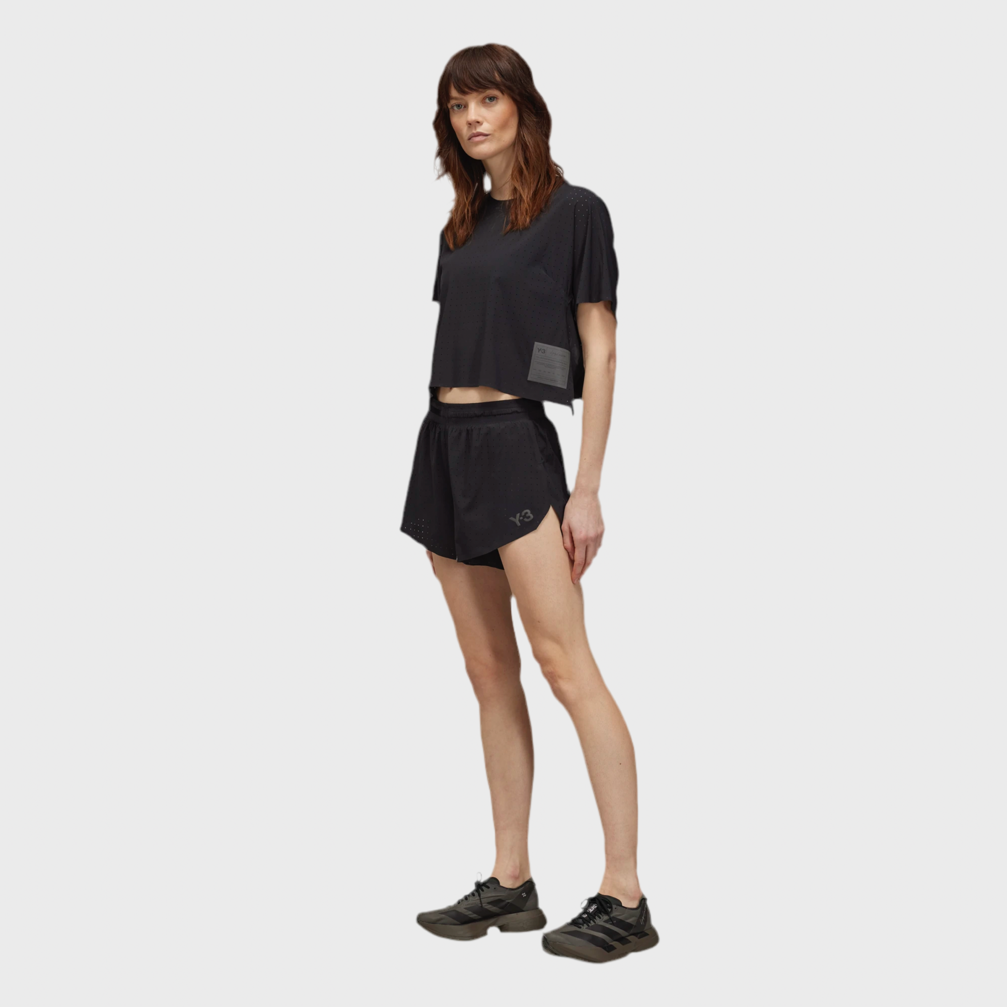 W RUN SHORT BLACK