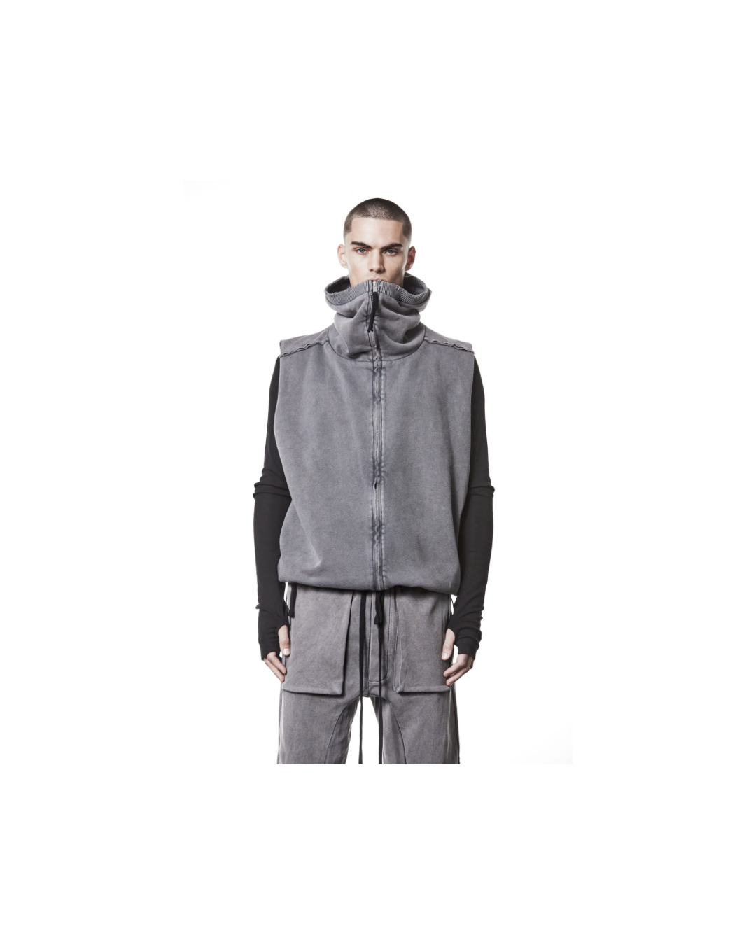 Thom Krom Sleeveless Zip-Up