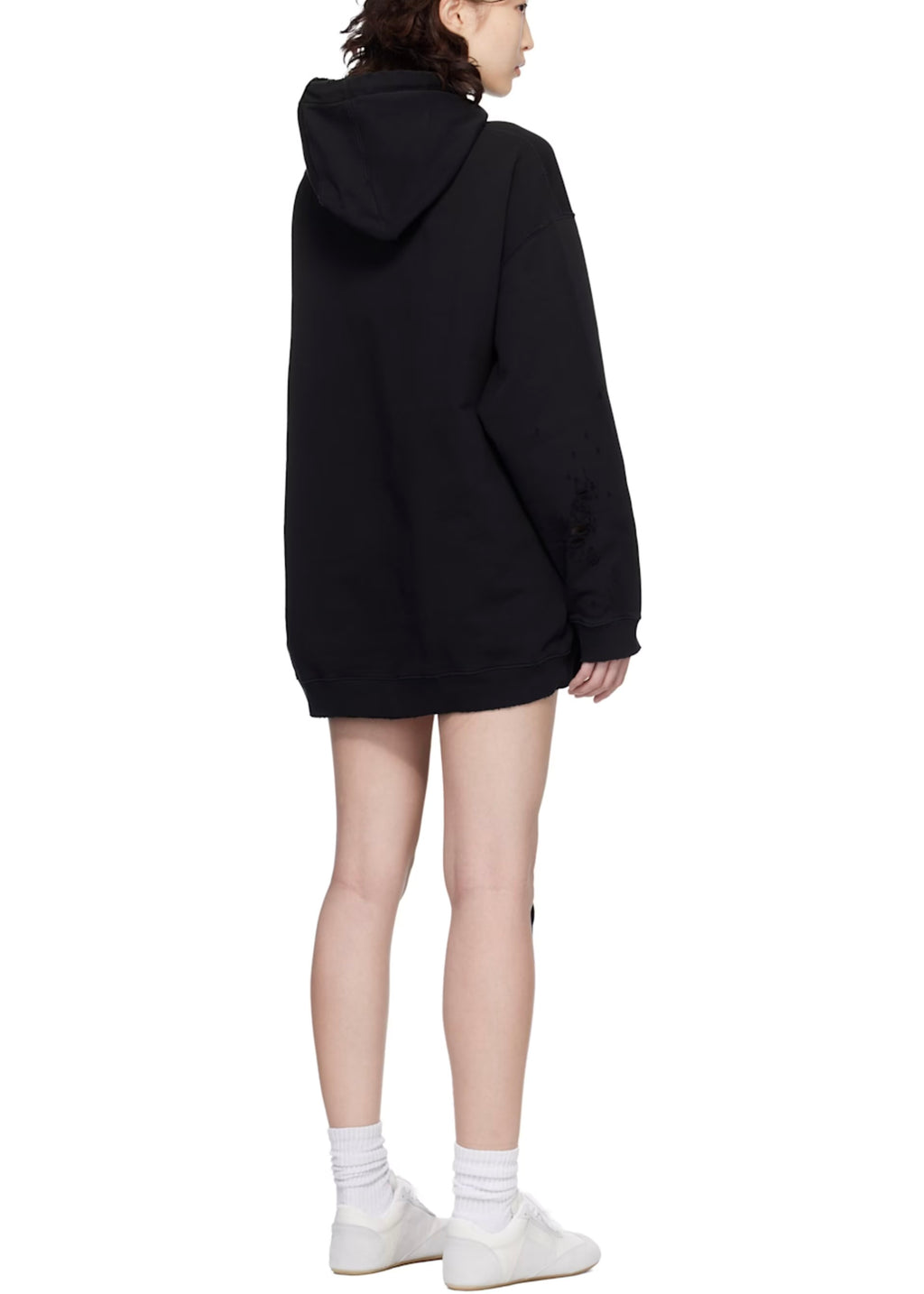 HOODED DRESS WITH GLOVES
