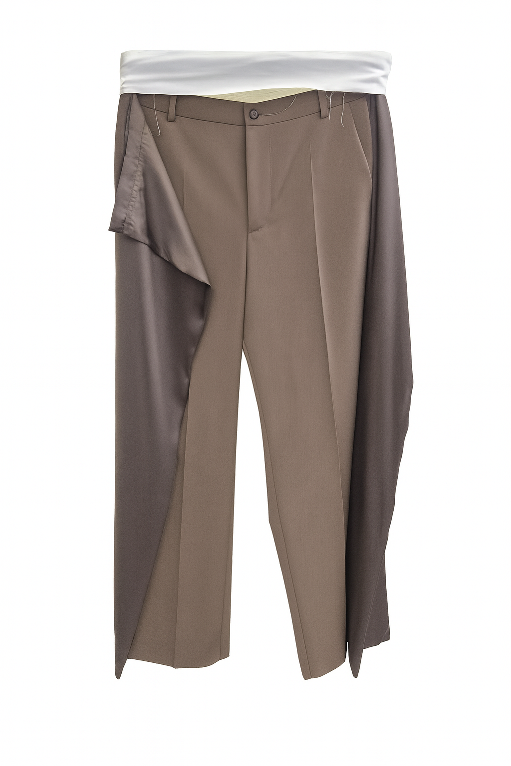 Pants with wide sleeves