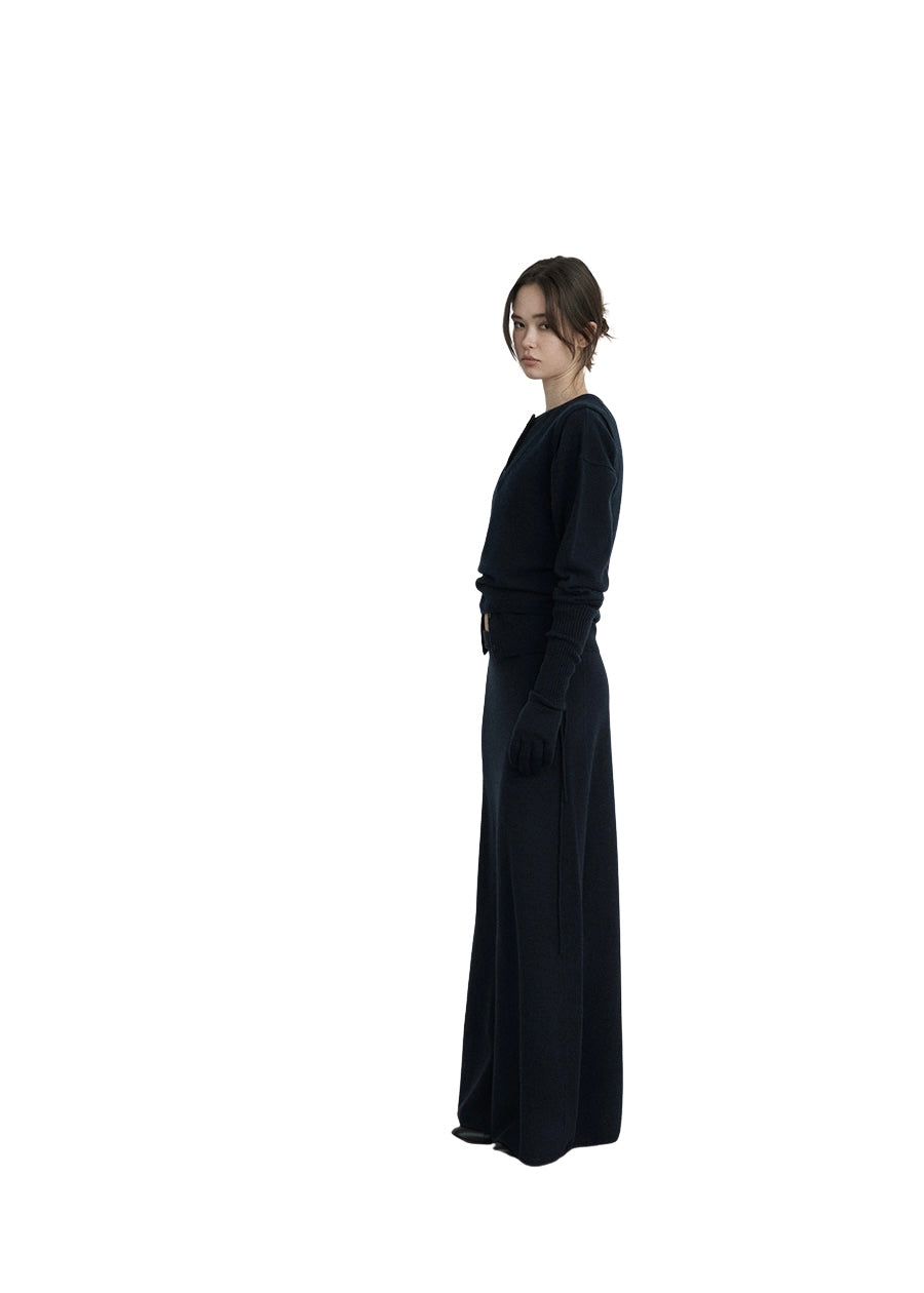 LE17SEPTEMBRE moro cashmere knit long skirt
