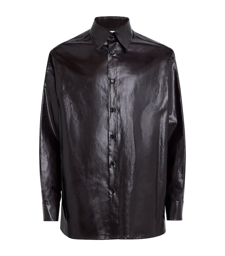 BROWN COATED SHIRT