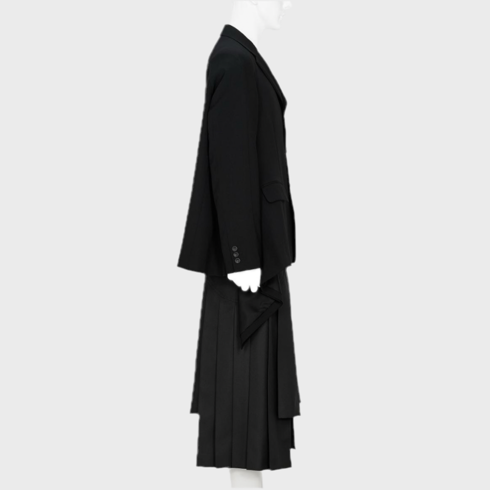 SIDE DRAPE BLAZER