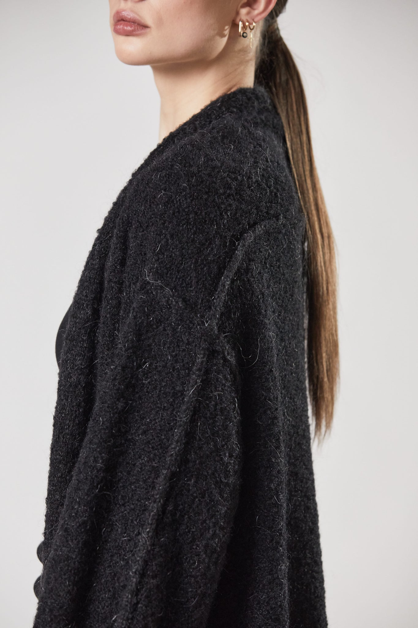 OVERSIZED LONG CARDIGAN